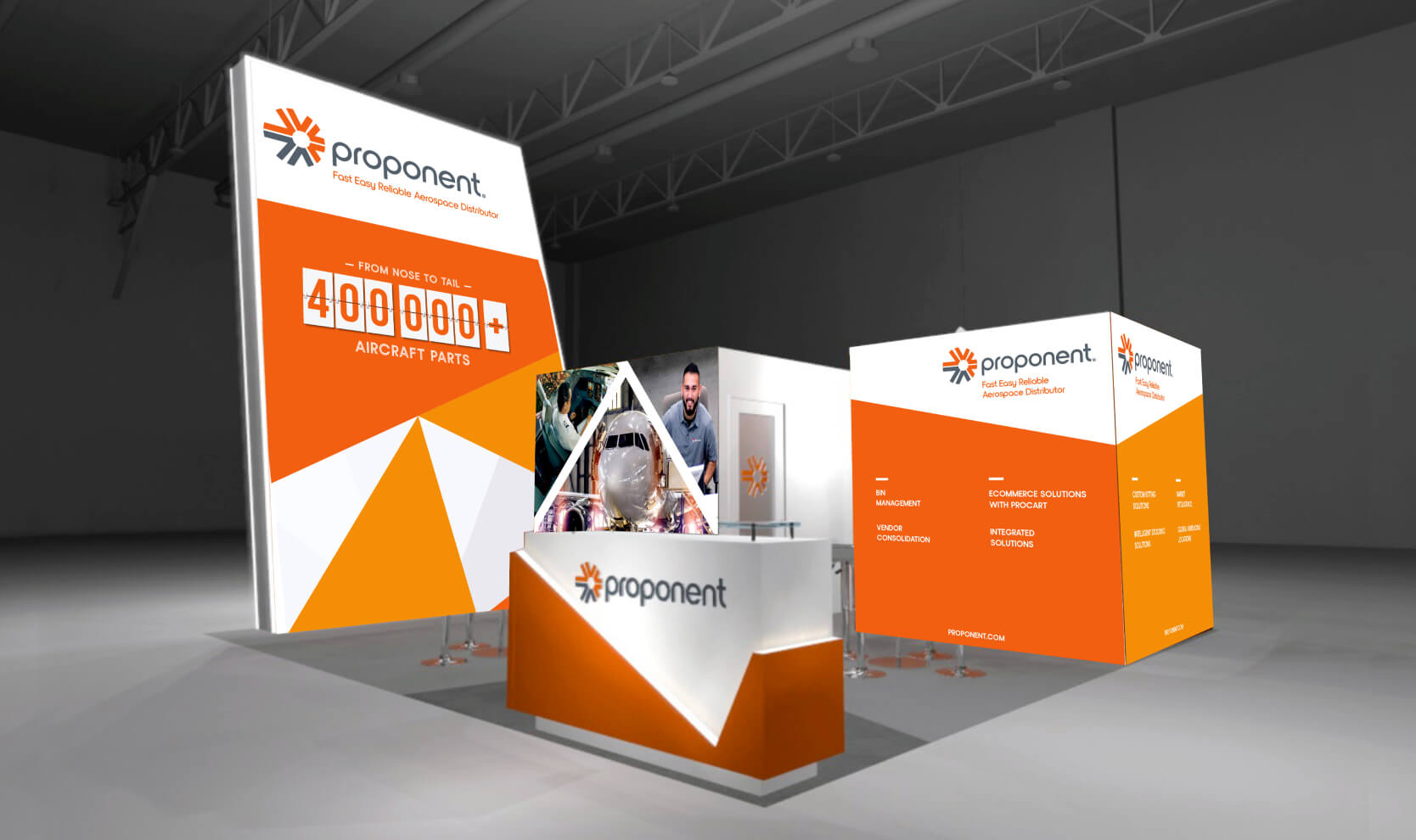 Proponent Tradeshow booth